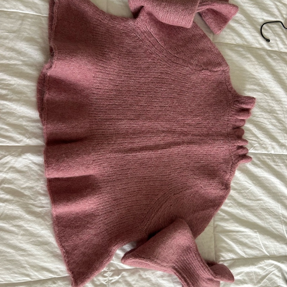 Zara Ruffled Turtleneck - Picture 2 of 3